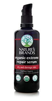 Herbal Choice Mari Organic Extreme Repair Serum, Dry and Damaged Skin; 3.4floz UV Glass