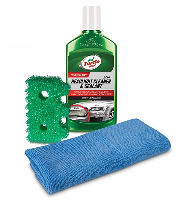 Turtle Wax 50736 Exclusive Headlight Cleaner & Scrub Daddy Restoration Kit