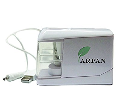 Automatic Electric Battery / USB Operated Desktop Pencil Sharpener Single Hole by ARPAN