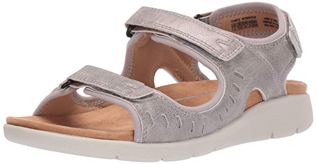 Rockport Women's Cl Eileen 3 Strap Sandal