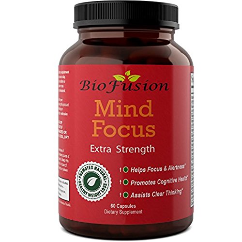 Mind Health Supplement for Adults - Pure Cognitive Nutrition Nootropic Pills for Better Memory and Mental Performance Anti-Aging Formula with Natural Vitamins Minerals Herbs - Biofusion