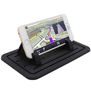 Cell Phone Holder for Car, Showvigor Silicone Car Phone Dashboard Car Pad Mat, Vehicle GPS Mount Universal Fit All Smartphones, Anti-Slip Desk Phone Holder Stand