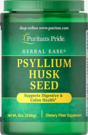 Puritan's Pride Psyllium Husk Seed 100% Natural-8 oz Powder