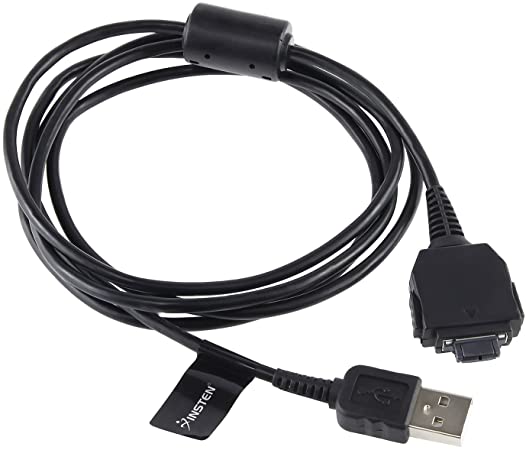Insten USB Cable Compatible with Sony CYBERSHOT DSC-W150 DSC-W200 DSC-W300 DSC-T700 DSC-W80 DSC-W55 DSC-T10 DSC-T20 DSC-T30 DSC-P200 Digital Camera