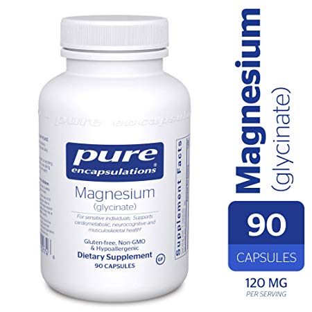 Pure Encapsulations - Magnesium (Glycinate) - Supports Enzymatic and Physiological Functions* - 90 Capsules