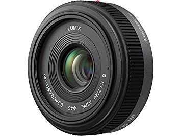 Panasonic Lumix G H-H020 20mm f/1.7 Aspherical Pancake Lens for Micro Four Thirds Interchangeable  Digital SLR Cameras
