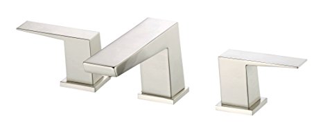 Danze D304162BN Mid-Town Two Handle Widespread Lavatory Faucet, Brushed Nickel