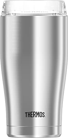 Thermos Stainless Steel 22 oz Tumbler with 360 Degree Drink Lid, Stainless Steel