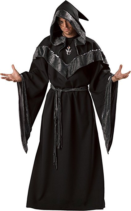 Fun World InCharacter Costumes Men's Dark Sorcerer Robe