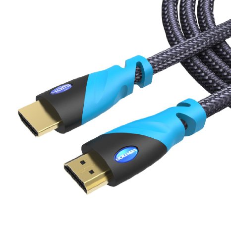 Vention High-speed Hdmi to Hdmi Cable Nylon Braided Hdmi Cable 6 Feet Computer Cable 2 Meters Support Ethernet 3d Audio Return