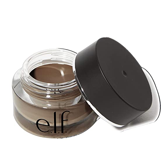 e.l.f. Lock On Liner And Brow Cream, Lines Eyes & Defines Eyebrows, Espresso, 0.19 Oz (5g)