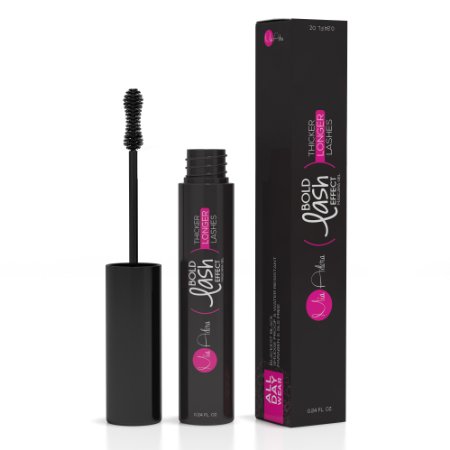 Best Mascara for Length Volume and Curl - Water Resistant and Smudge Proof - Bold Lash Effect Mascara - Blackest Black