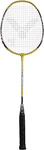 Victor AL 2200 Badminton Racket and Shuttlecock in Yellow Single Racket or as a Set with Racket/Balls/Carry Bag