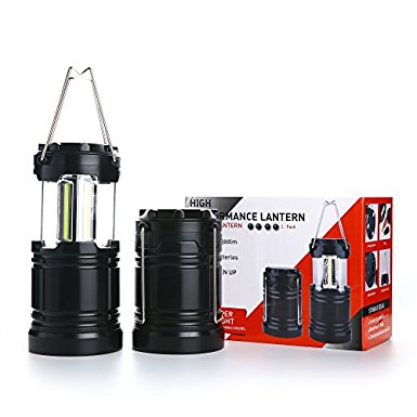 2 Pcs Military Grade Camping Lantern Tactical Tac Light Lantern COB LED with Magnetic Base