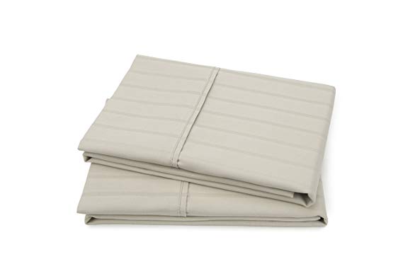 Baltic Linen 420 Thread Count Dobby Stripe 2 Piece Pillow Case Set, Standard
