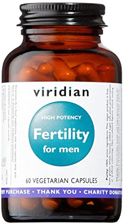 Viridian: Fertility for Men 60 Veg Caps (high Potency) New