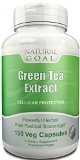 Green Tea Extract - Premium Grade Green Tea - Powerful Antioxidant - Can Assist With Weight Loss - 100 Capsules - Safe and No Side Effects - Lifetime 100 Satisfaction Money Back Guarantee