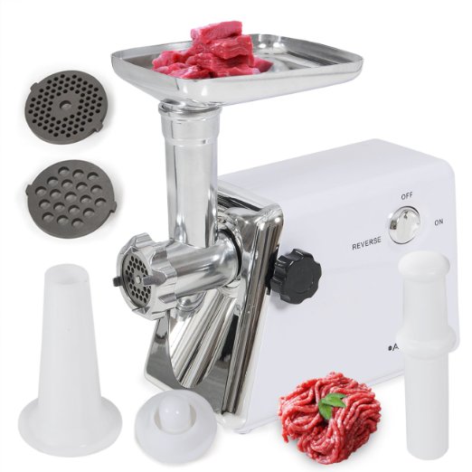 DELLA 1400 Watt Industrial Electric Meat Grinder Meat Grind Steel Coarse Fine and Medium CE Listed