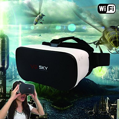 3D VR Headset, DMYCO VR All in One Headset 3D Glasses Virtual Reality Headset WIFI Support Android 4.4 Octa-Core 2G/16G for Movies Games 3D Video Glasses (Phone No Needed, Halloween Christmas Gifts)
