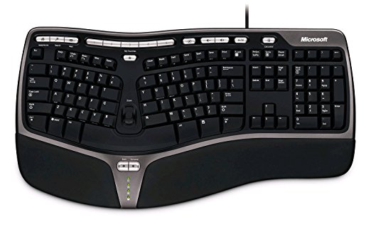 Natural Ergo Keyboard 4000 Win32 USB Port EngBrit Hdwr CD (UK Layout)