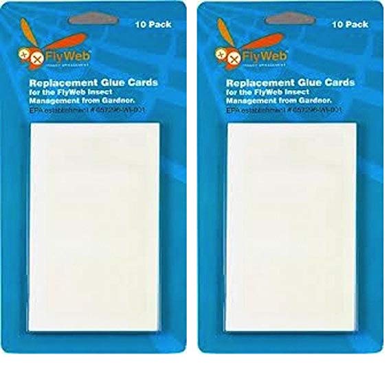 Fly Web Glue Board 10 Pack (2-Pack (20 count total))