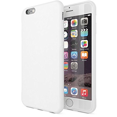 iPhone 6 / 6S Case, Moduro [Anti-Slip Series] Premium Ultra Thin Matte TPU Minimalist Case (iPhone 6/6S) (White)