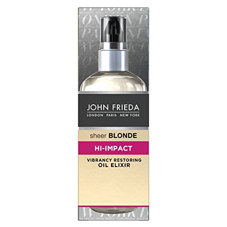 John Frieda Sheer Blonde Hi Impact Vibrancy Restoring Oil Elixir, 100 ml