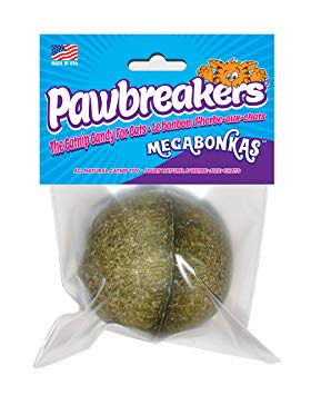 Pawbreakers Bonkas | All-Natural Catnip Candy Toy for Cats | 17 grams