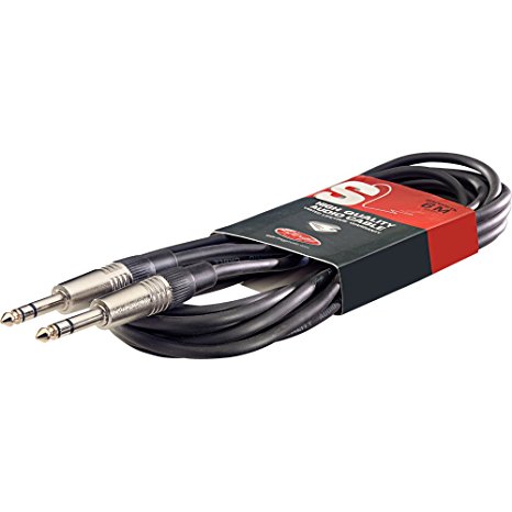 Stagg SAC6PS DL 6m/20 ft Deluxe Stereo Jack to Jack Cable