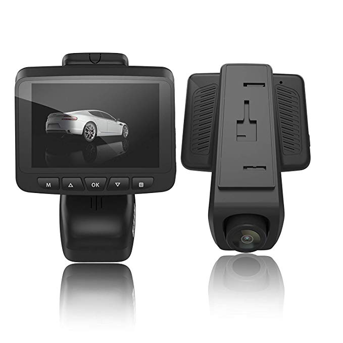 Car Dash Cam, Vomercy HD 1080P WiFi Driving Recorder with Loop Recording, G-Sensor, Parking Monitor Vehicle Blackbox DVR Black