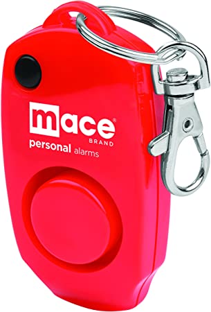 Mace Brand Personal Alarm Keychain, for Women, Red