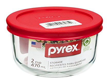 Pyrex 1069619 Round Storage Container With Lid