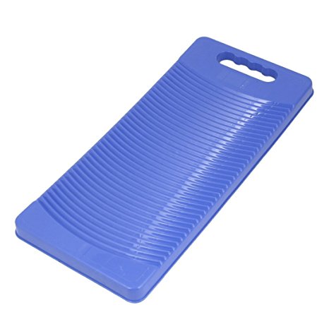 Washing Board - TOOGOO(R)Plastic Rectangle Washboard Washing Clothes Board 50cm Long Blue