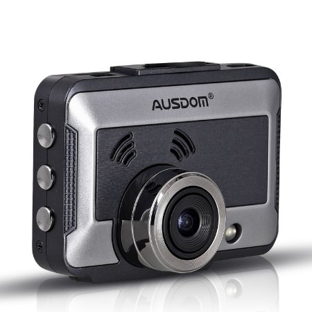 AUSDOM Dash Cam AD250 20 Inches Car DVR with 120 Wide Angle Lens1080p Full HD and WDR - The Best Dash Camera for Cars