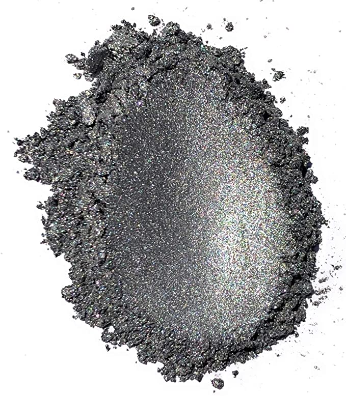 42g/1.5oz"Aluminium" Mica Powder Pigment (Epoxy,Resin,Soap,Plastidip) Black Diamond Pigments