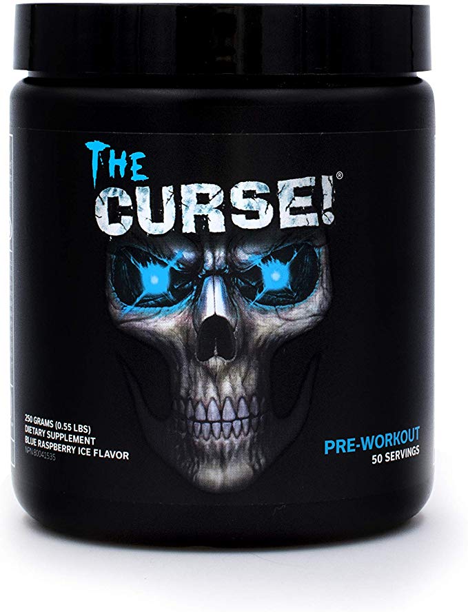Cobra Labs The Curse The Ultimate Pre Workout 250g,Insane Energy Extreme Mental Focus Huge Muscle Pumps Great Tasting Big 50 Serves! (BLUE RASPBERRY ICE)