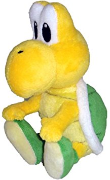 Nintendo Official Super Mario Koopa Troopa Plush, 5"