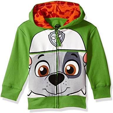 Paw Patrol Boys' Toddler Character Big Face Zip-up Hoodies