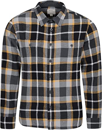 Mountain Warehouse Lumberjack Mens Flannel Shirt - Checkered Top