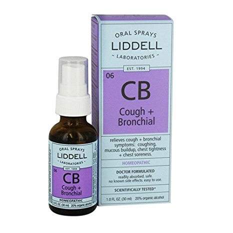 Liddell Homeopathic Cough and Bronchial Spray, 1 Ounce