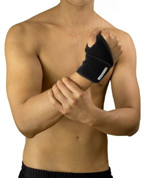 Bracoo Breathable Neoprene Wrist Wrap One Size Black