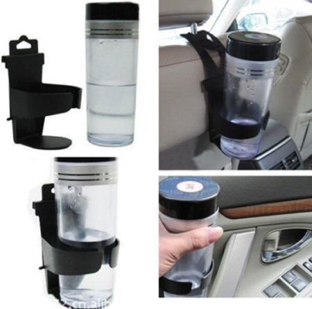 Factory Direct Sale Universal Flexible Black Drink Bottle Cup Clip-on Mount Holder Support Bracket Stand For Car Vehicle Truck Aut