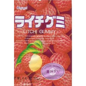 Japanese Fruit Gummy Candy from Kasugai - Litchi - 102g