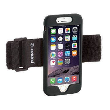 TuneBand for iPhone 7, Premium Sports Armband with Two Straps and Two Screen Protectors, BLACK