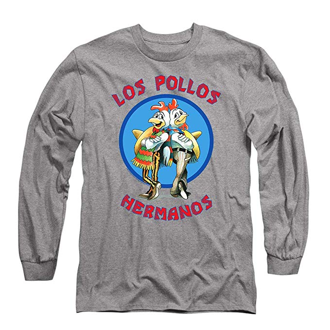 Popfunk Breaking Bad Los Pollos Longsleeve T Shirt & Stickers