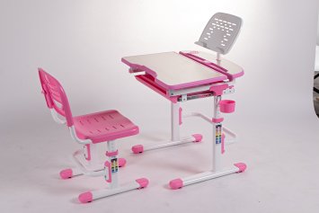 PRESALE: Reo-Smart "Bobbie" Height Adjustable Children Desk & Chair Set (Pink)