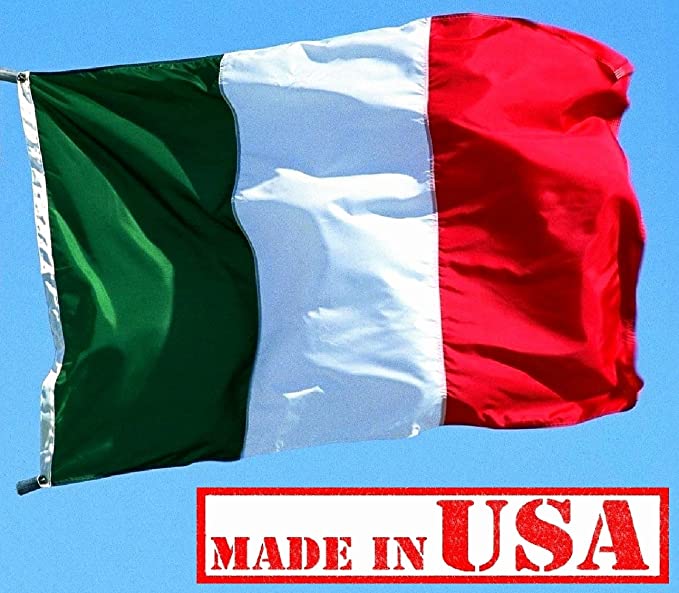 US Flag Factory - 2x3 FT Italy Italian Flag (Sewn Stripes) Outdoor SolarMax Nylon - Premium Quality - Made in America