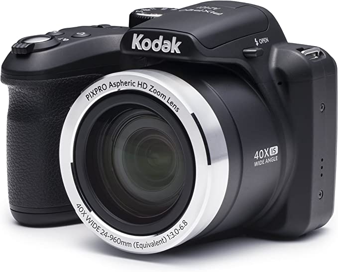 Kodak PIXPRO Astro Zoom AZ401-BK 16MP Digital Camera with 40X Optical Zoom and 3" LCD (Black)