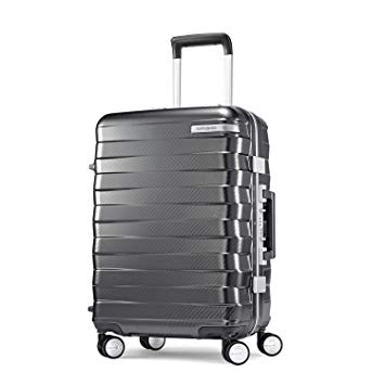 Samsonite Framelock Hardside Carry On Luggage with Spinner Wheels, 20 Inch, Dark Grey