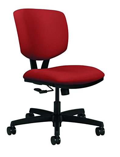 HON Volt Low-Back Task Chair - Upholstered Computer Chair for Office Desk - Poppy (H5721)